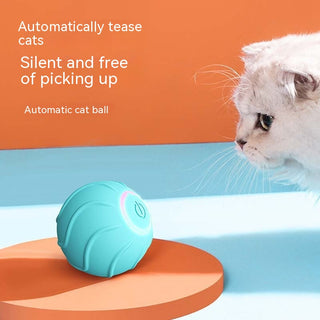 Smart Cat Toys Rolling Ball Pet Cat Owner Interactive Pets Toys Automatic Bouncing Ball USB